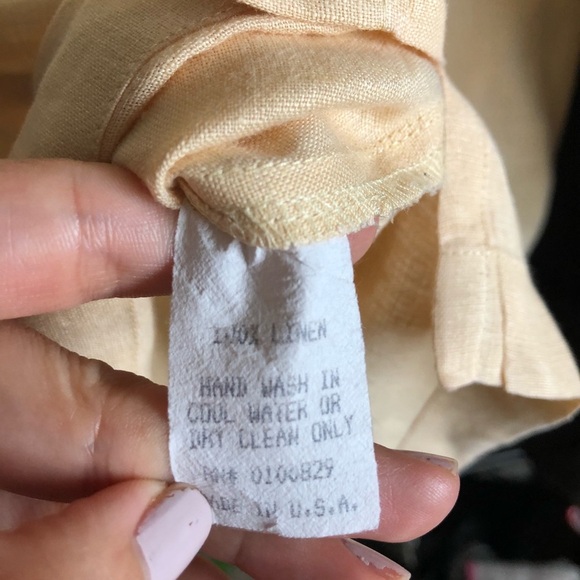 Connie Roberson • Linen Button Up Top 347 - Picture 8 of 8